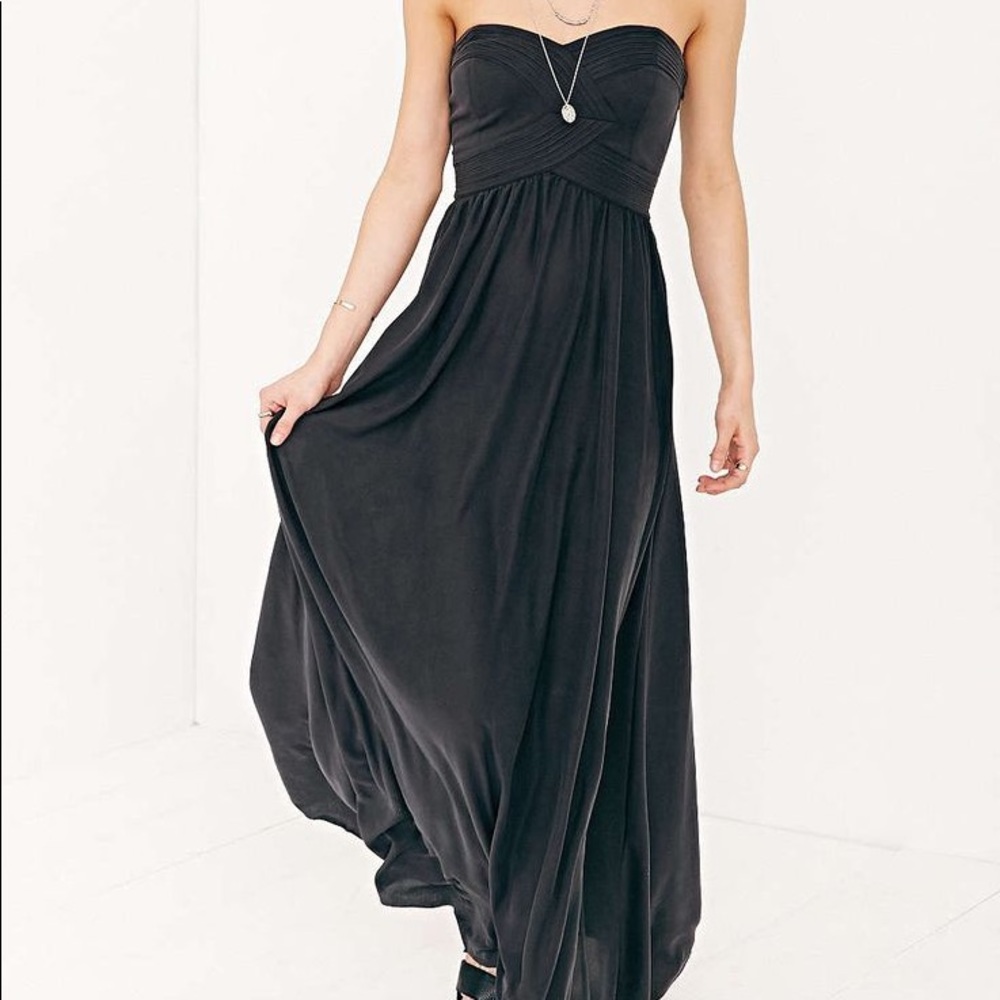 Urban Outfitters Dark Grey Maxi Dress